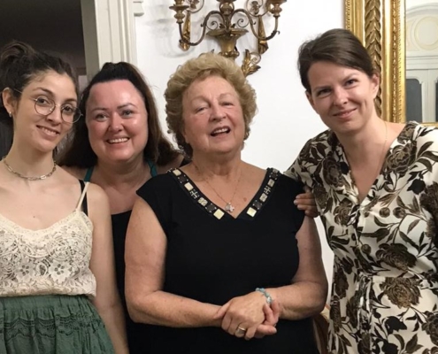 Diana Tõkke ja Catre Kasak Itaalias Genovas Multilingua Keelekeskuse partnerkoolis