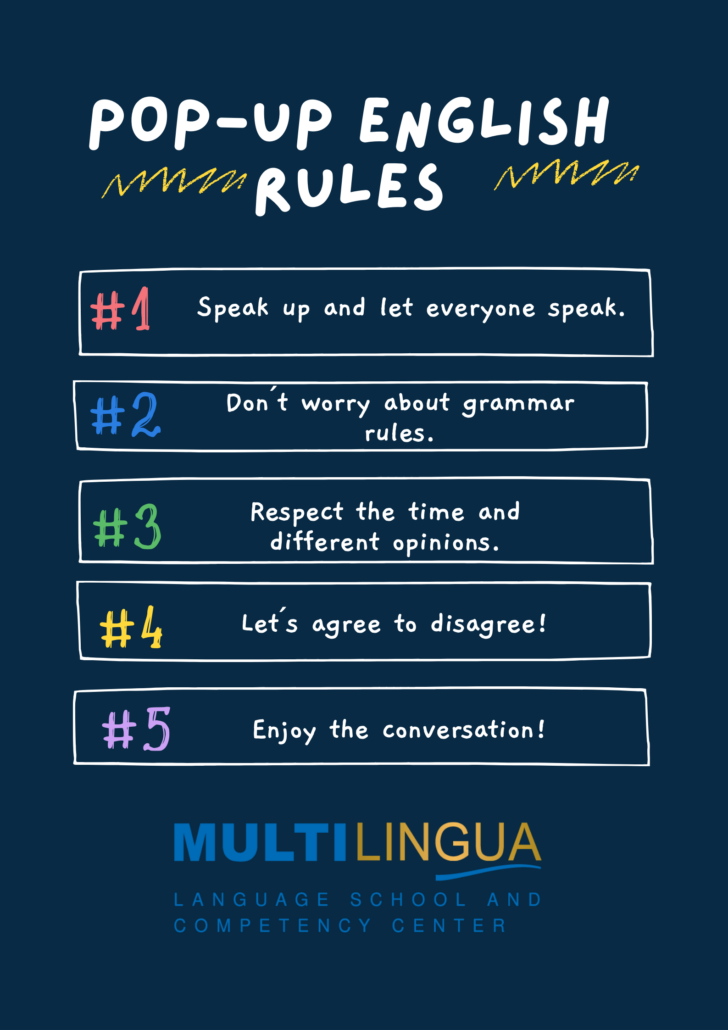 Multilingua Pop up Englisch Rules